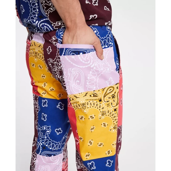 New π₯° Sun + Stone Men's Marcus Straight-Fit Colorblocked Bandana-Print Patchwork Pants Multi Bandana π 9 New π₯° Sun + Stone Men's Marcus Straight-Fit Colorblocked Bandana-Print Patchwork Pants Multi Bandana π - Image 7