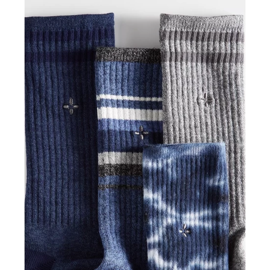 Budget π₯ Sun + Stone Men's 4-Pairs Of Assorted 𧦠Socks Burgundy/chrcol π€© 5 Budget π₯ Sun + Stone Men's 4-Pairs Of Assorted 𧦠Socks Burgundy/chrcol π€© - Image 3