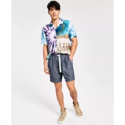 Best reviews of 🤩 Sun + Stone Men's Charlie Linen Pull-On Shorts, Created For Macy's Forest Green ⭐ -Sun + Stone Shop unnamed file 268