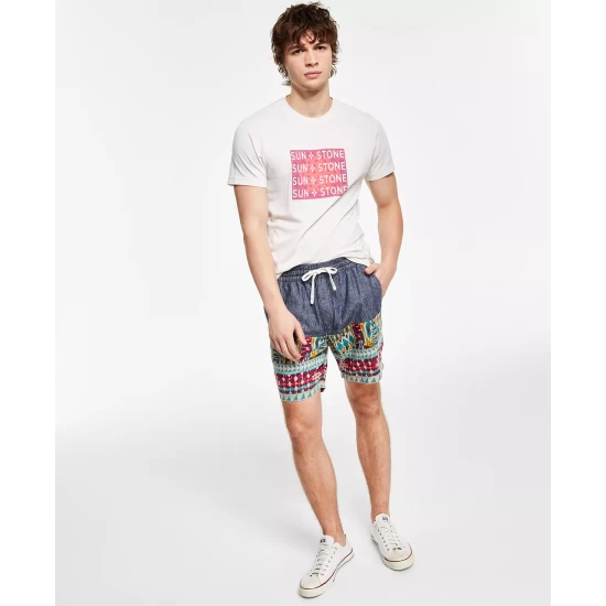 Cheap π₯ Sun + Stone Men's Tie-Dyed Hooded Fleece Robe, Created For Macy's Rain Wash Tofu π 4 Cheap π₯ Sun + Stone Men's Tie-Dyed Hooded Fleece Robe, Created For Macy's Rain Wash Tofu π - Image 2