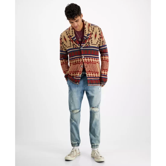 Cheapest π Sun + Stone Men's Reins Geo-Print Slip-On π Sneakers, Created For Macy's Aztec Print π 5 Cheapest π Sun + Stone Men's Reins Geo-Print Slip-On π Sneakers, Created For Macy's Aztec Print π - Image 3