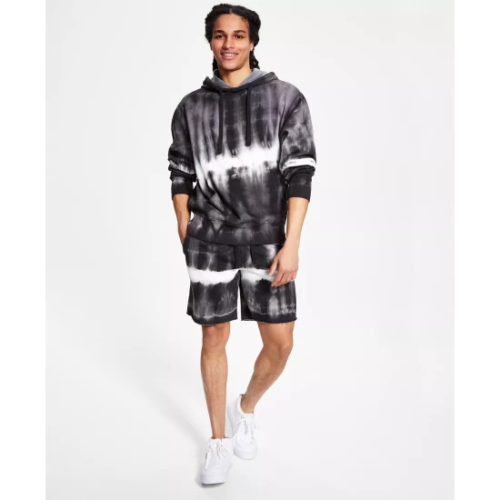 Outlet 𧨠Sun + Stone Men's Shibori Hoodie, Created For Macy's Dark Scarlet π 6 Outlet 𧨠Sun + Stone Men's Shibori Hoodie, Created For Macy's Dark Scarlet π - Image 4