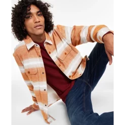 Brand new π Sun + Stone Men's Armor Sun Wash Pajama π Shirt, Created For Macy's β€οΈ