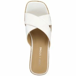 Hot Sale 🤩 Sun + Stone Giigi Crisscross Wedge 🩴 Sandals, Created For Macy's White ❤️ -Sun + Stone Shop unnamed file 489