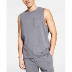 Best reviews of β€οΈ Sun + Stone Men's Sun Washed Knit Pajama Tank Top, Created For Macy's Grain Sun Wash π