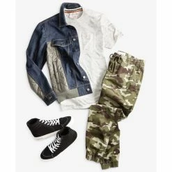 Hot Sale 👏 Sun + Stone Men's Nep Crew T-Shirt, Created For Macy's Navy 🎉 -Sun + Stone Shop unnamed file 557