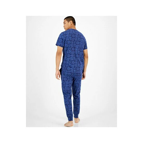 Best Sale π Sun + Stone Men's Bandana-Print Pajama T-Shirt, Created For Macy's Navy Academy β 4 Best Sale π Sun + Stone Men's Bandana-Print Pajama T-Shirt, Created For Macy's Navy Academy β - Image 2