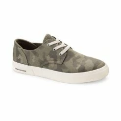 New 👍 Sun + Stone Men's Kiva Lace-Up Core 👟 Sneakers, Created For Macy's Camo Green 🎁