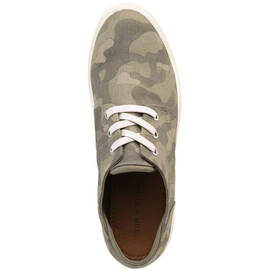 New π Sun + Stone Men's Kiva Lace-Up Core π Sneakers, Created For Macy's Camo Green π 6 New π Sun + Stone Men's Kiva Lace-Up Core π Sneakers, Created For Macy's Camo Green π - Image 4