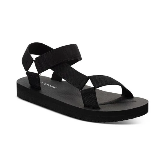 Discount π Sun + Stone Tabbyy π©΄ Sandals, Created For Macy's Black π 3 Discount π Sun + Stone Tabbyy π©΄ Sandals, Created For Macy's Black π