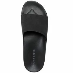 New ❤️ Sun + Stone Men's Faux-Suede Pool Slide 🩴 Sandals, Created For Macy's Tan 🎁 -Sun + Stone Shop unnamed file 601