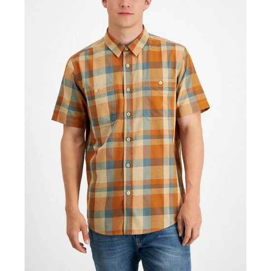 Best deal π Sun + Stone Men's Sage Regular-Fit Plaid π Shirt, Created For Macy's Hammock π 3 Best deal π Sun + Stone Men's Sage Regular-Fit Plaid π Shirt, Created For Macy's Hammock π