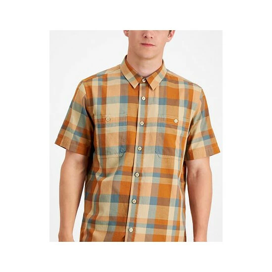 Best deal π Sun + Stone Men's Sage Regular-Fit Plaid π Shirt, Created For Macy's Hammock π 5 Best deal π Sun + Stone Men's Sage Regular-Fit Plaid π Shirt, Created For Macy's Hammock π - Image 3