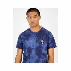 Best Sale ⭐ Sun + Stone Men's Tie-Dyed Mushroom Patch Pajama T-Shirt, Created For Macy's Naval Academy 🔥 -Sun + Stone Shop unnamed file 672