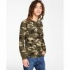 Coupon 🎉 Sun + Stone Men's Long-Sleeve Camo Thermal 👚 Shirt, Created For Macy's Green 🔥 -Sun + Stone Shop unnamed file 681