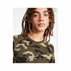 Coupon 🎉 Sun + Stone Men's Long-Sleeve Camo Thermal 👚 Shirt, Created For Macy's Green 🔥 -Sun + Stone Shop unnamed file 683