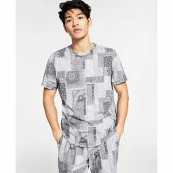 Cheap π Sun + Stone Men's Paisley Pajama Top Navy Blue π