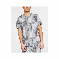 Cheap 😉 Sun + Stone Men's Paisley Pajama Top Navy Blue 👍 -Sun + Stone Shop unnamed file 706