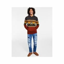 Wholesale 🔥 Sun + Stone Men's Jacquard Hooded Sweater, Created For Macy's Grey 🎉 -Sun + Stone Shop unnamed file 746