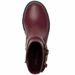 Outlet ✨ Sun + Stone Lionell Moto Booties, Created For Macy's Wine 🔔 -Sun + Stone Shop unnamed file 753