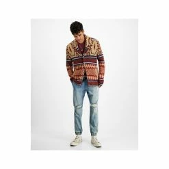 Cheapest ✨ Sun + Stone Men's Pioneer Cardigan, Created For Macy's Red Syrup 👏 -Sun + Stone Shop unnamed file 786