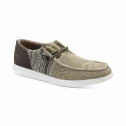 New 😀 Sun + Stone Men's Brian Casual Comfort Slip On Tan/chocolate 👏