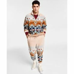 Cheapest 😍 Sun + Stone Men's Sherpa Fleece Matching Separates Desert Snow 🥰