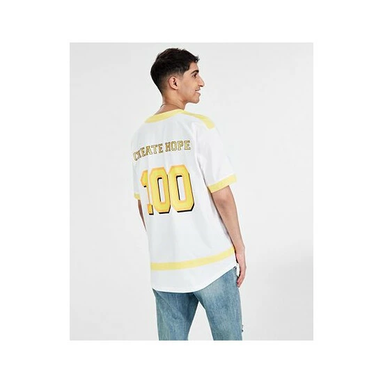 Coupon 🥰 Sun + Stone Men's Vivek Hope Classic-Fit Printed ⚾ Baseball 👕 Shirt, Created For Macy's Bright White ❤️ 4 Coupon 🥰 Sun + Stone Men's Vivek Hope Classic-Fit Printed ⚾ Baseball 👕 Shirt, Created For Macy's Bright White ❤️ - Image 2