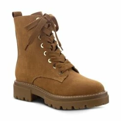 Deals 𧨠Sun + Stone Tiiaa Lug Sole Combat π₯Ύ Boots, Created For Macy's Cognac π―