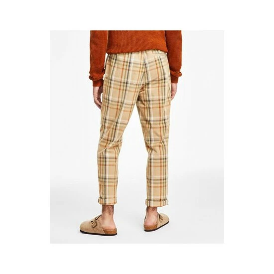 Cheap π Sun + Stone Men's Joey Plaid Pull-On Pants, Created For Macy's Hammock Combo β 4 Cheap π Sun + Stone Men's Joey Plaid Pull-On Pants, Created For Macy's Hammock Combo β - Image 2