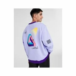 Flash Sale 🧨 Sun + Stone Men's Vivek Classic-Fit Printed Sweatshirt, Created For Macy's Fresh Orchid 🛒 -Sun + Stone Shop unnamed file 957