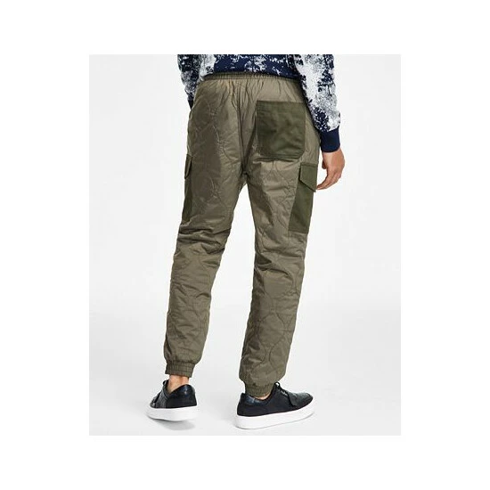 Best Sale β€οΈ Sun + Stone Men's Craig Quilted Pants, Created For Macy's Medium Green π 4 Best Sale β€οΈ Sun + Stone Men's Craig Quilted Pants, Created For Macy's Medium Green π - Image 2