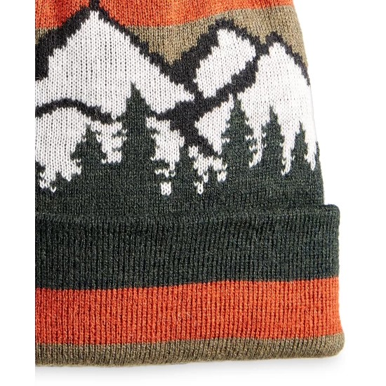 Flash Sale π Sun + Stone Men's Mountain Pom Beanie, Created For Macy's Grey/white π 6 Flash Sale π Sun + Stone Men's Mountain Pom Beanie, Created For Macy's Grey/white π - Image 4