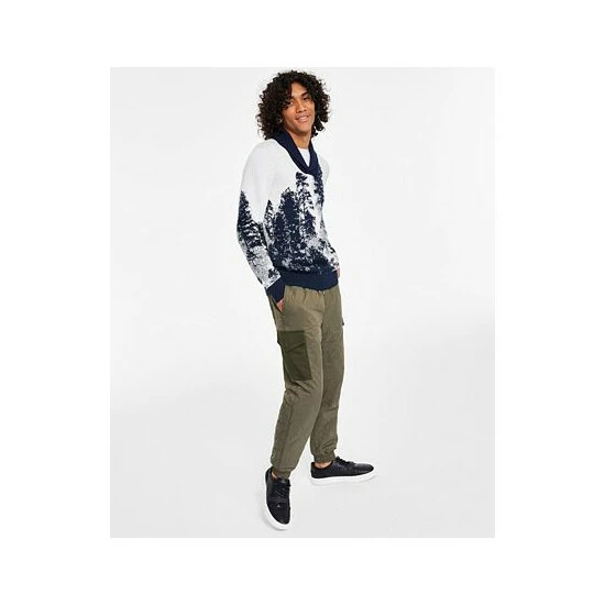 Best Sale β€οΈ Sun + Stone Men's Craig Quilted Pants, Created For Macy's Medium Green π 5 Best Sale β€οΈ Sun + Stone Men's Craig Quilted Pants, Created For Macy's Medium Green π - Image 3