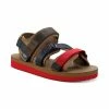 Budget ✨ Sun + Stone Men's Lormier 🩴 Sandal Tan/blue/red ❤️ -Sun + Stone Shop unnamed file 977