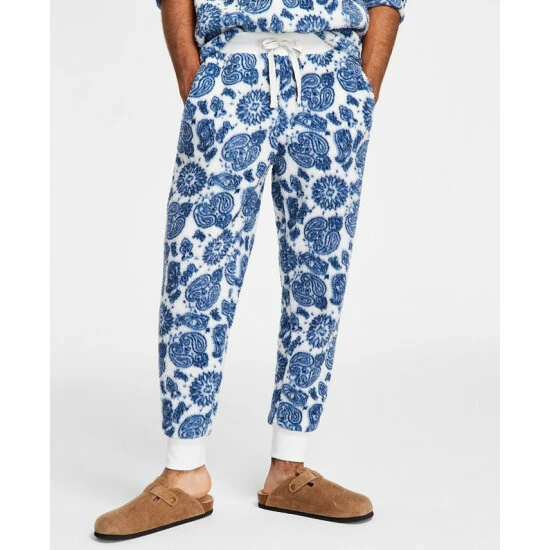 Budget ✨ Sun + Stone Men's Regular-Fit Paisley Bandana-Print Fleece Joggers, Created For Macy's Vintage White Combo ⌛ 3 Budget ✨ Sun + Stone Men's Regular-Fit Paisley Bandana-Print Fleece Joggers, Created For Macy's Vintage White Combo ⌛